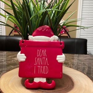Rae Dunn Dear Santa, I Tried wall hanging